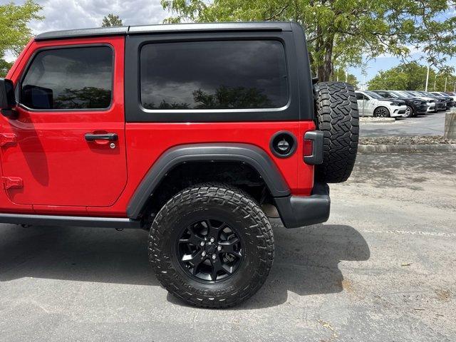 used 2021 Jeep Wrangler car, priced at $30,073