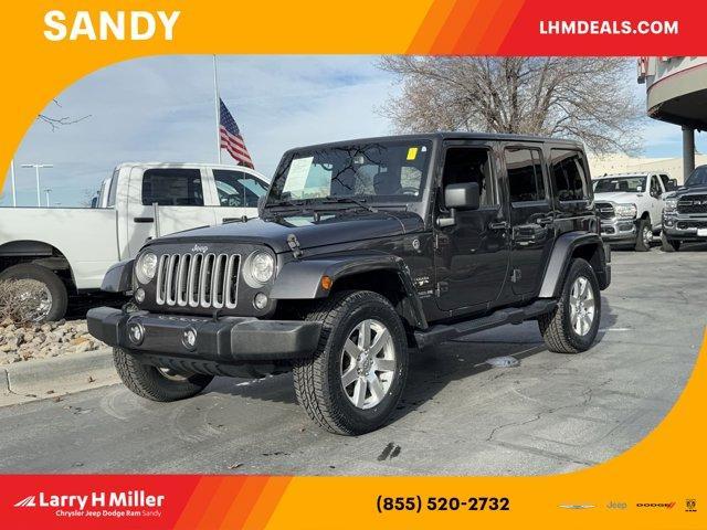 used 2017 Jeep Wrangler Unlimited car, priced at $21,476