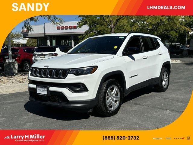 used 2023 Jeep Compass car, priced at $21,500