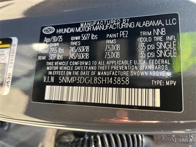 new 2025 Hyundai Santa Fe car, priced at $43,319