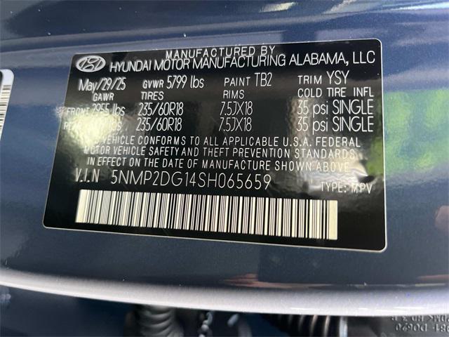new 2025 Hyundai Santa Fe car, priced at $41,934