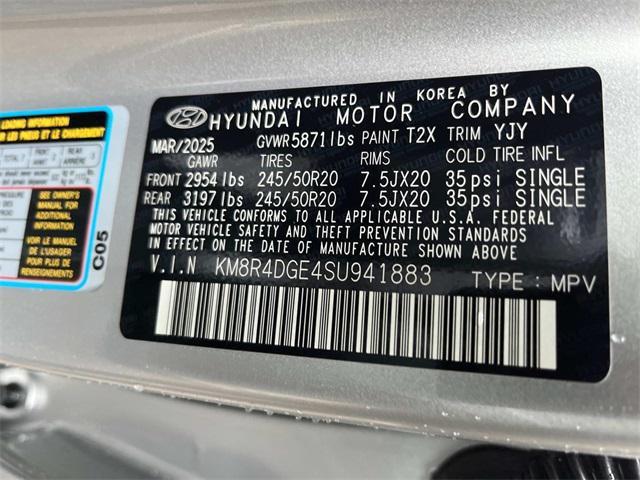new 2025 Hyundai Palisade car, priced at $48,820