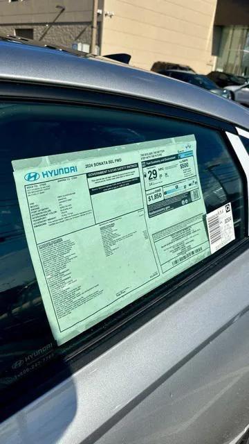 new 2024 Hyundai Sonata car, priced at $30,473