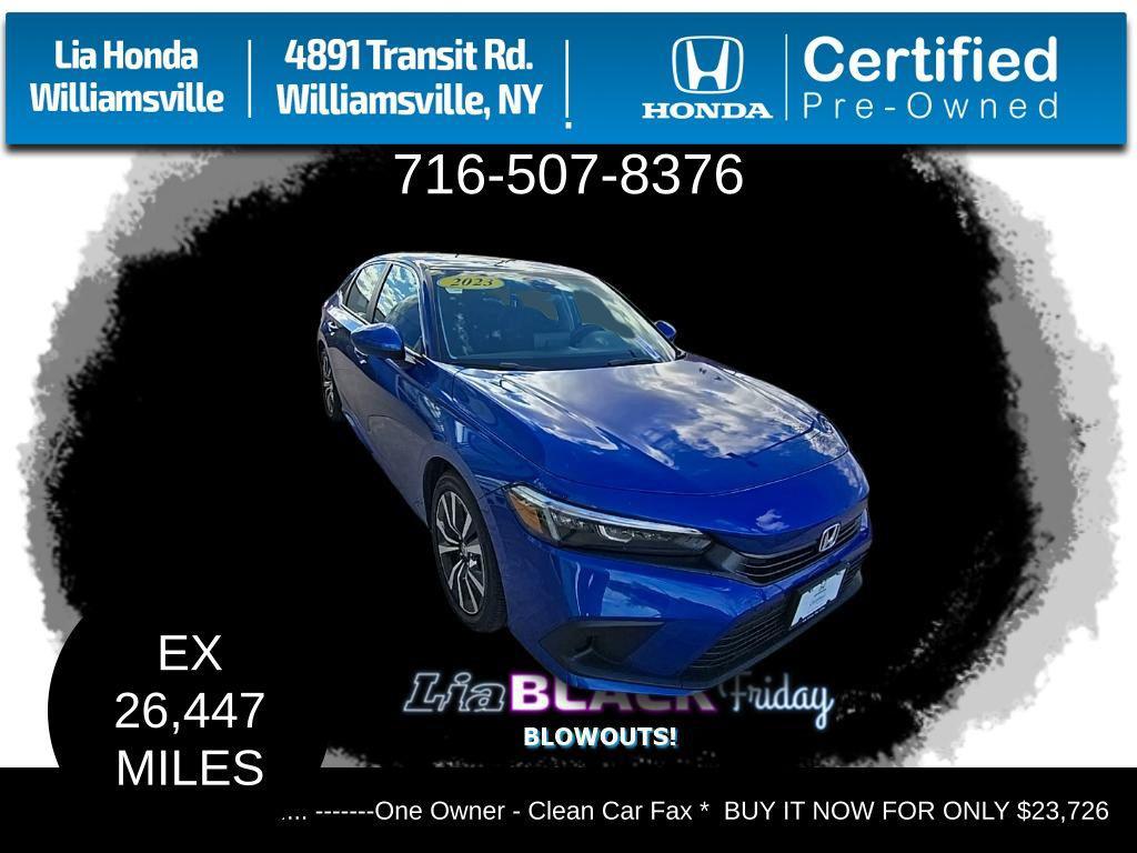 used 2023 Honda Civic car, priced at $23,726