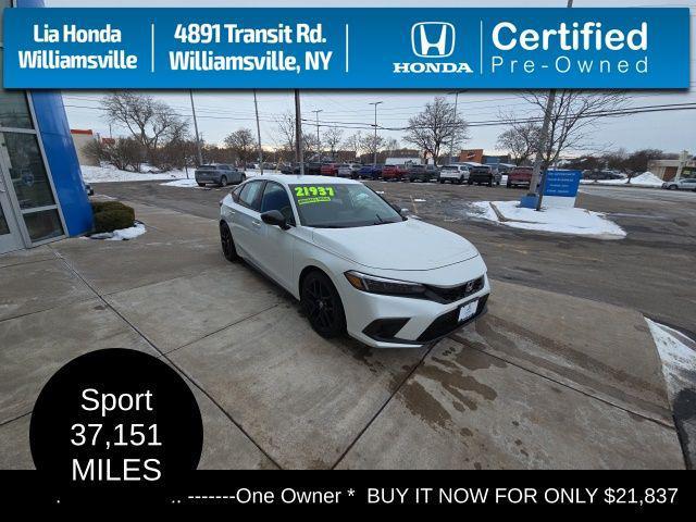 used 2022 Honda Civic car, priced at $21,837