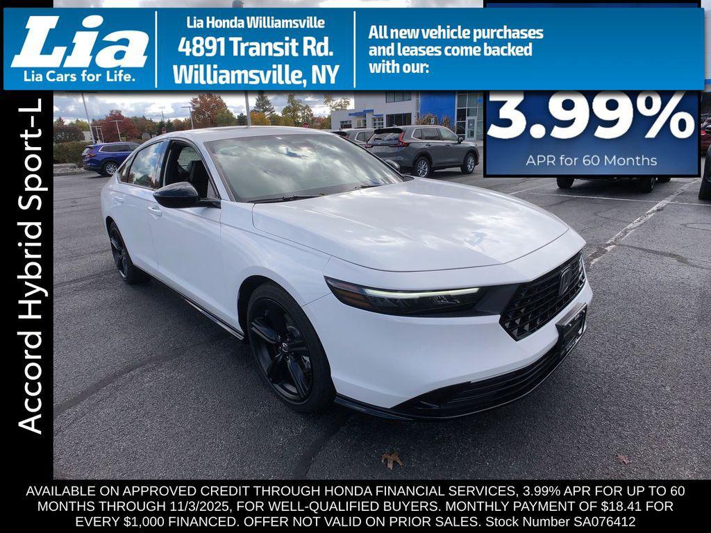 new 2025 Honda Accord Hybrid car, priced at $37,025