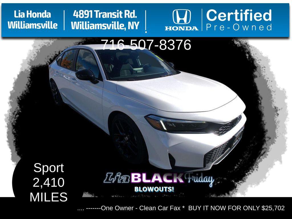 used 2025 Honda Civic car, priced at $25,702