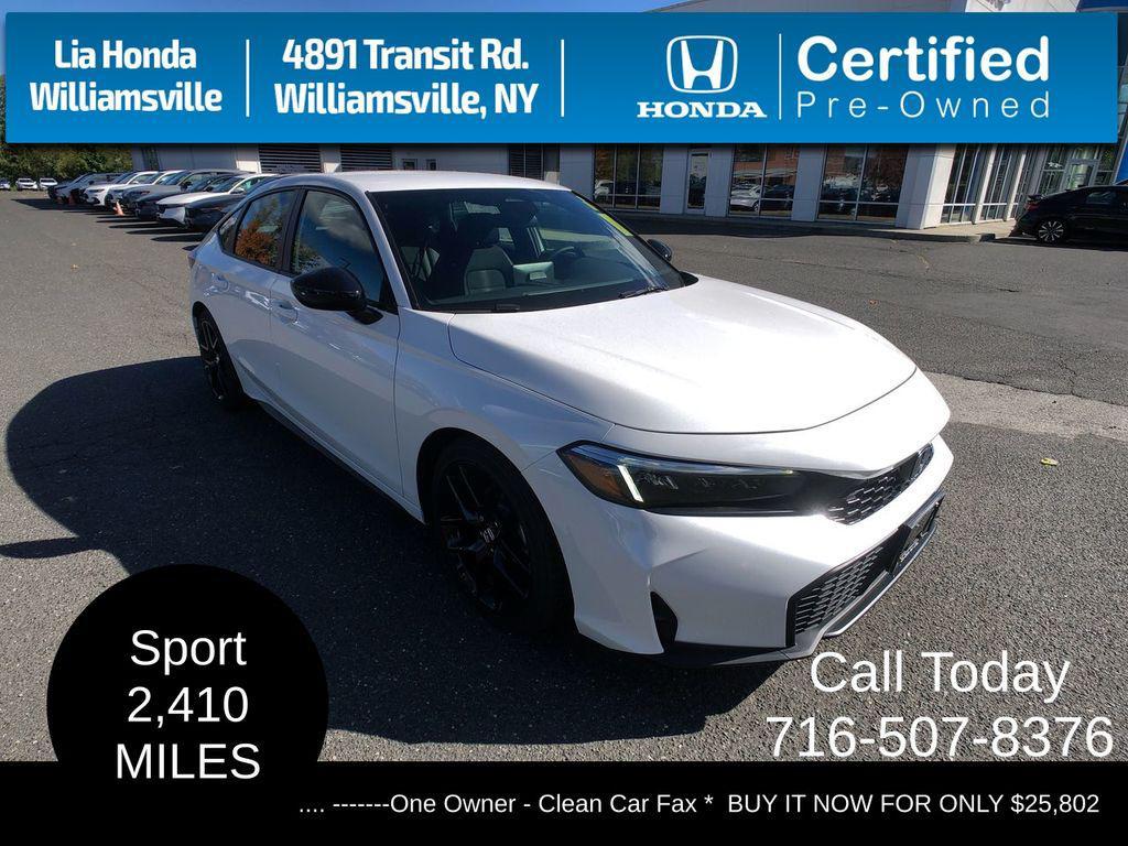 used 2025 Honda Civic car, priced at $25,802