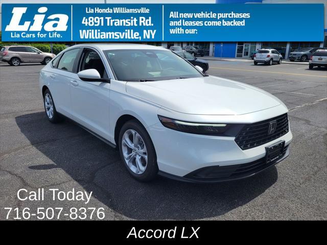 new 2025 Honda Accord car, priced at $29,900