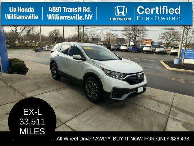 used 2021 Honda CR-V car, priced at $26,433