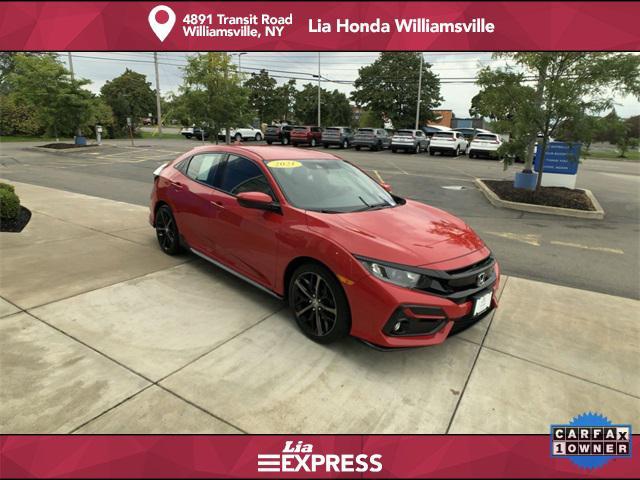 used 2021 Honda Civic car, priced at $22,226