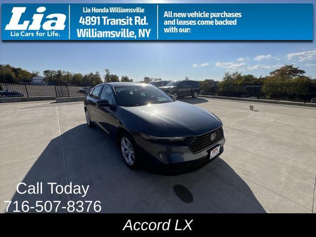 new 2025 Honda Accord car, priced at $29,445