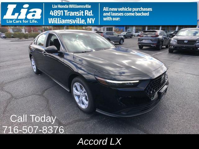 new 2025 Honda Accord car, priced at $29,445