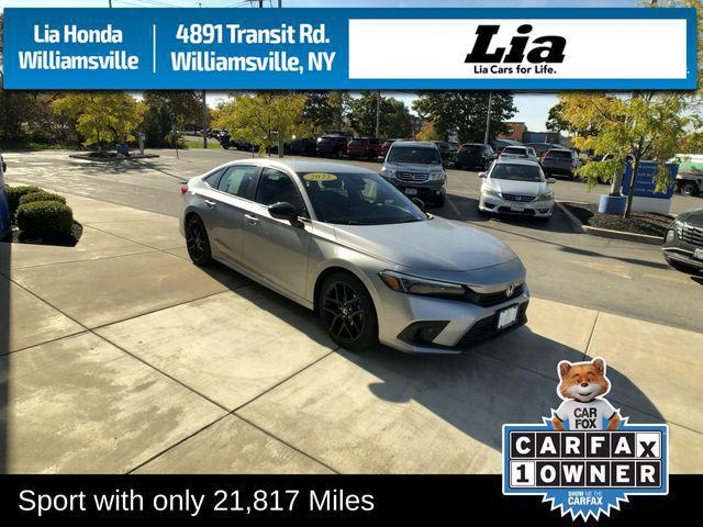 used 2022 Honda Civic car, priced at $21,621