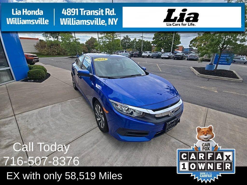 used 2018 Honda Civic car, priced at $17,258