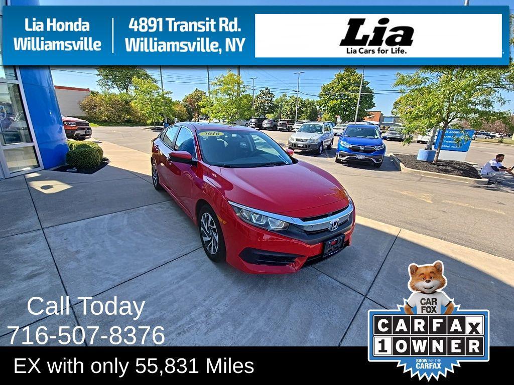 used 2016 Honda Civic car, priced at $16,255