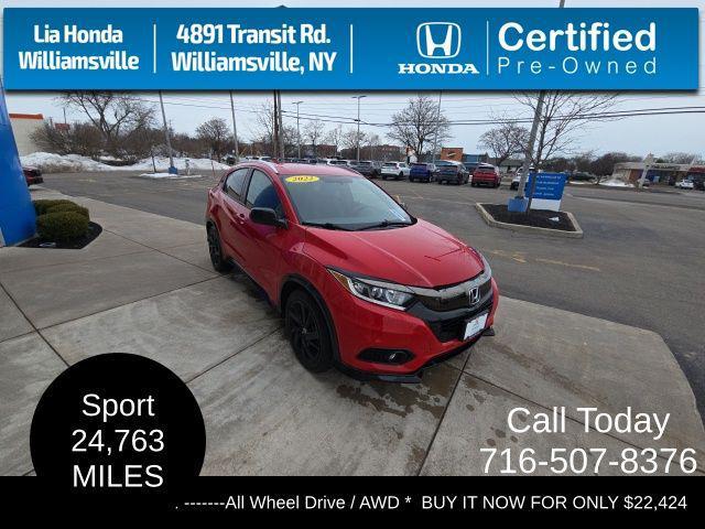 used 2022 Honda HR-V car, priced at $22,424