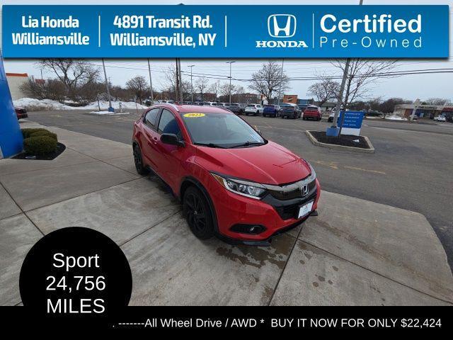 used 2022 Honda HR-V car, priced at $22,424