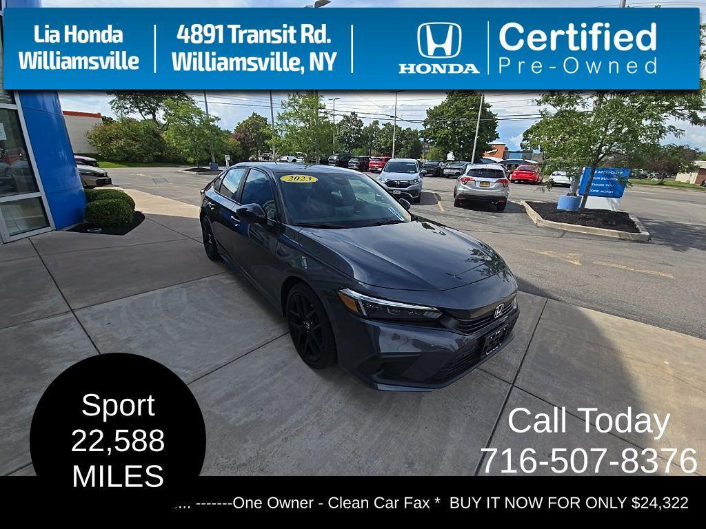 used 2023 Honda Civic car, priced at $24,322