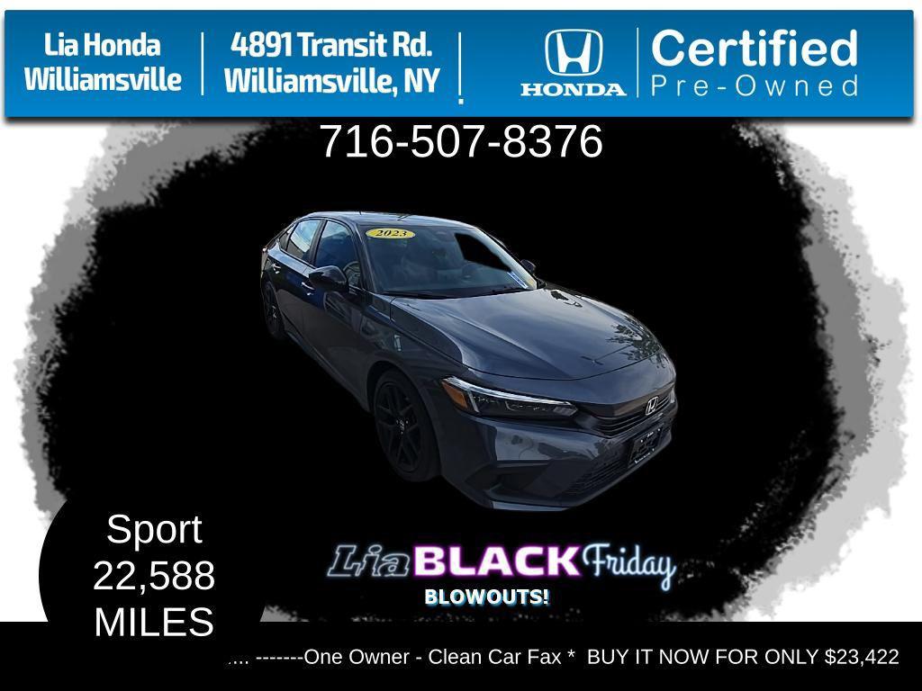 used 2023 Honda Civic car, priced at $23,422