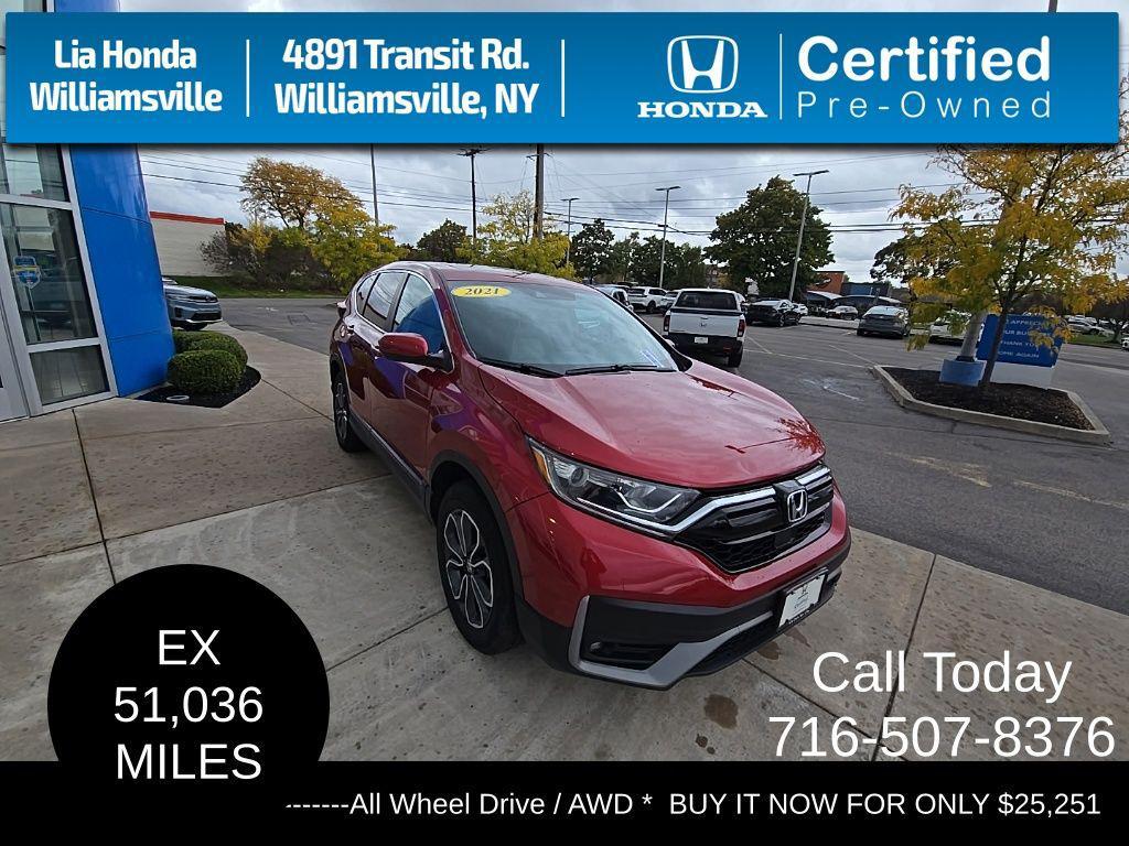 used 2021 Honda CR-V car, priced at $25,251