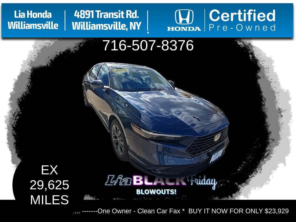 used 2023 Honda Accord car, priced at $23,929