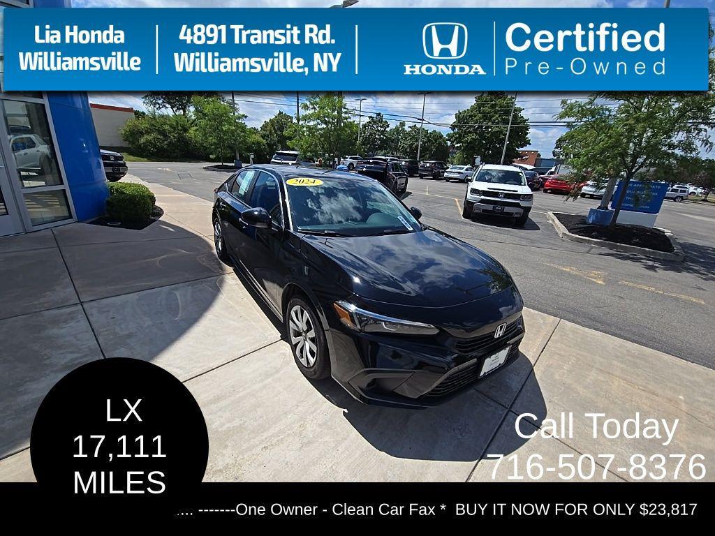used 2024 Honda Civic car, priced at $23,817
