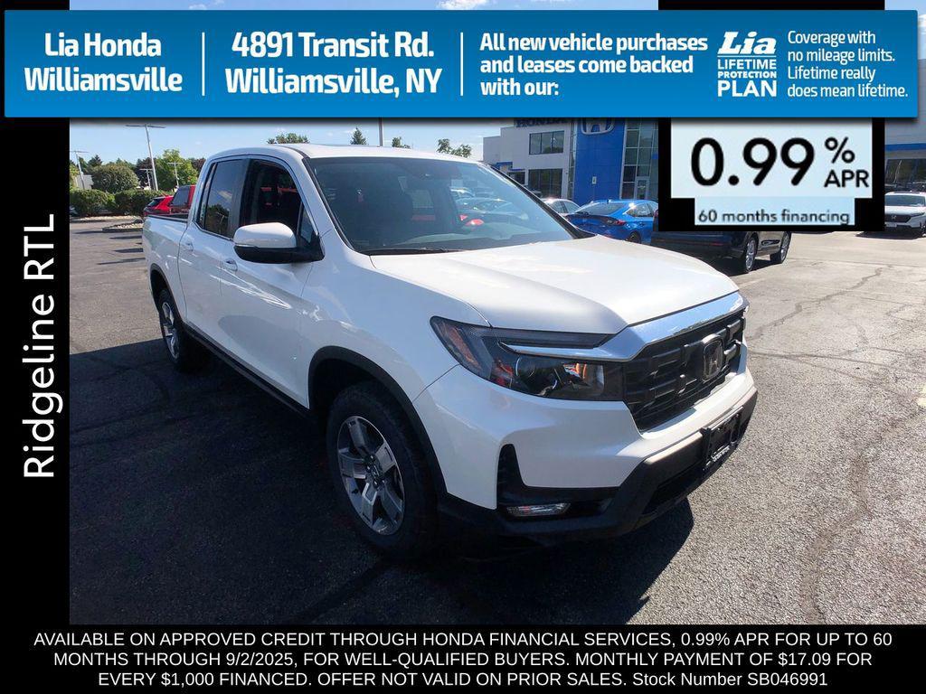 new 2025 Honda Ridgeline car, priced at $44,885