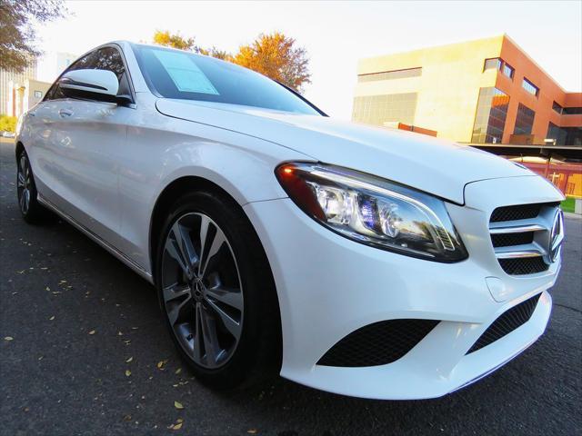 used 2021 Mercedes-Benz C-Class car, priced at $27,999