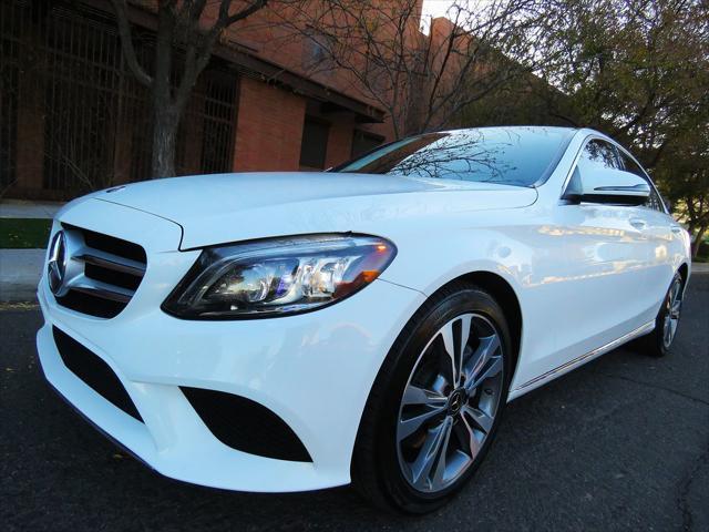 used 2021 Mercedes-Benz C-Class car, priced at $27,999