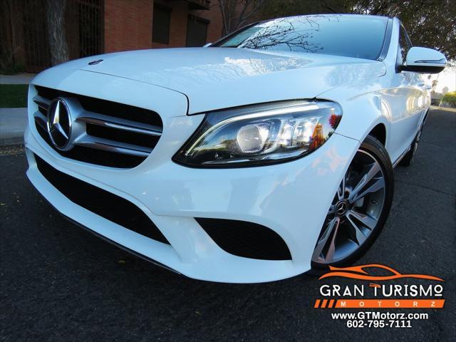 used 2021 Mercedes-Benz C-Class car, priced at $27,999