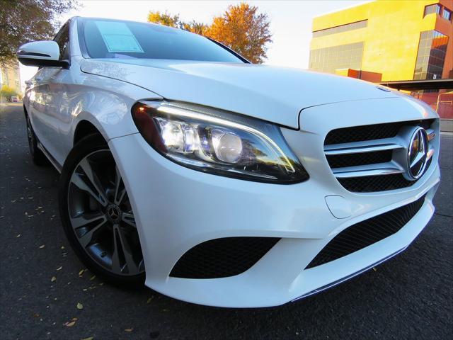 used 2021 Mercedes-Benz C-Class car, priced at $27,999