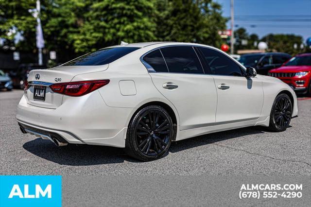 used 2022 INFINITI Q50 car, priced at $27,460