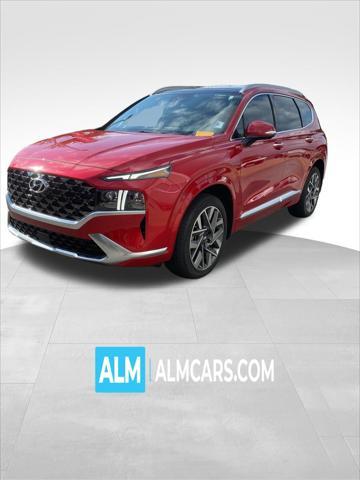 used 2022 Hyundai Santa Fe car, priced at $28,160