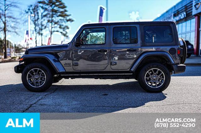 used 2021 Jeep Wrangler Unlimited car, priced at $28,420