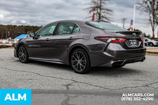 used 2021 Toyota Camry car, priced at $20,420