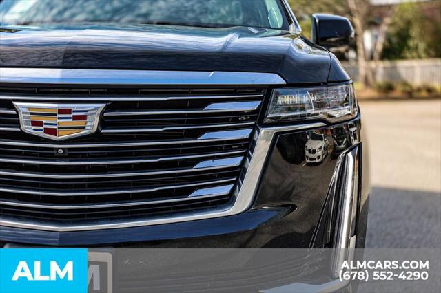 used 2021 Cadillac Escalade car, priced at $62,670