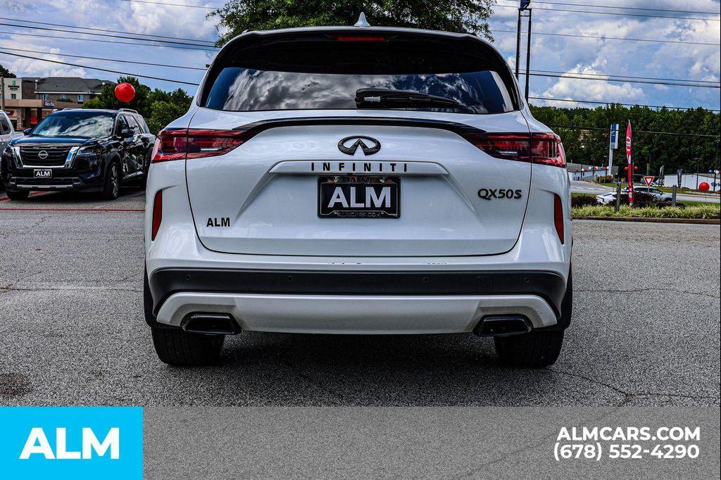used 2024 INFINITI QX50 car, priced at $32,760