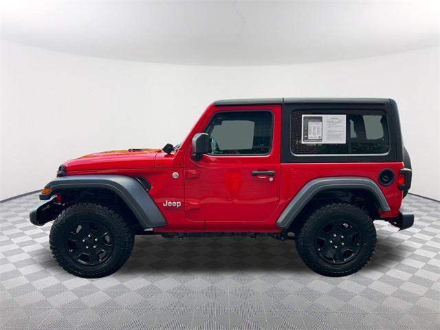 used 2020 Jeep Wrangler car, priced at $25,257