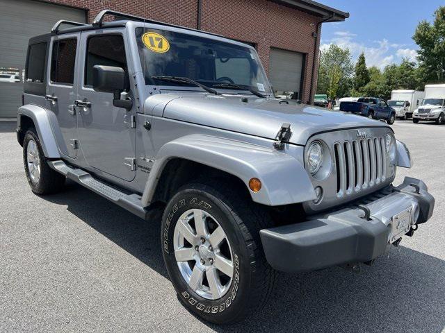 used 2017 Jeep Wrangler Unlimited car, priced at $20,706