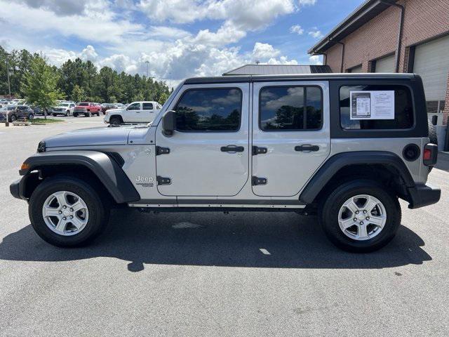 used 2021 Jeep Wrangler Unlimited car, priced at $29,197