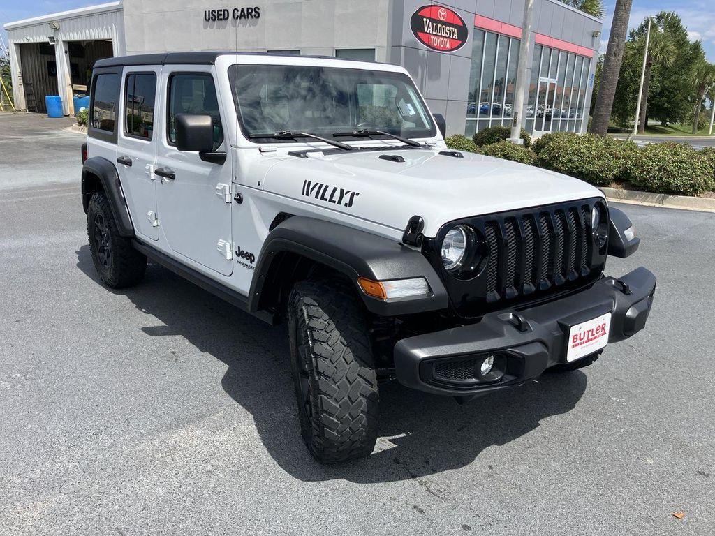 used 2021 Jeep Wrangler Unlimited car, priced at $26,901