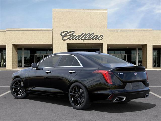 new 2025 Cadillac CT4 car, priced at $50,104