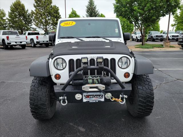 used 2012 Jeep Wrangler Unlimited car, priced at $17,869