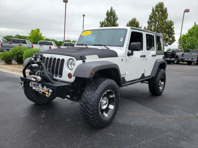 used 2012 Jeep Wrangler Unlimited car, priced at $17,869