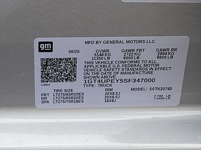 new 2025 GMC Sierra 2500 car, priced at $82,755