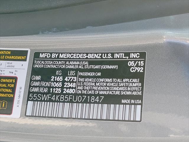 used 2015 Mercedes-Benz C-Class car, priced at $13,172