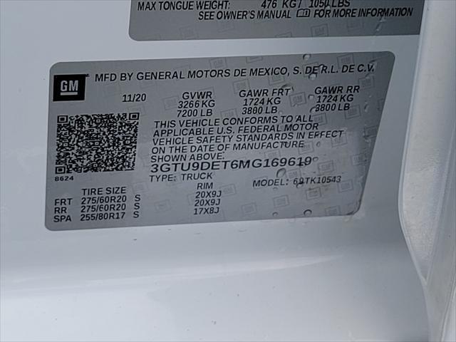 used 2021 GMC Sierra 1500 car, priced at $34,386