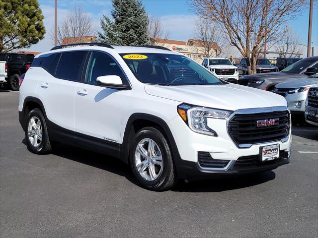 used 2022 GMC Terrain car, priced at $24,619