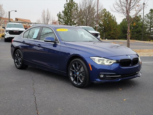 used 2018 BMW 330 car, priced at $20,005